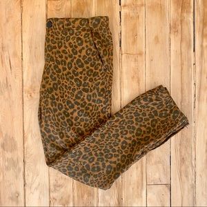 Sanctuary X Anthropologie Leopard/Cheetah Joggers